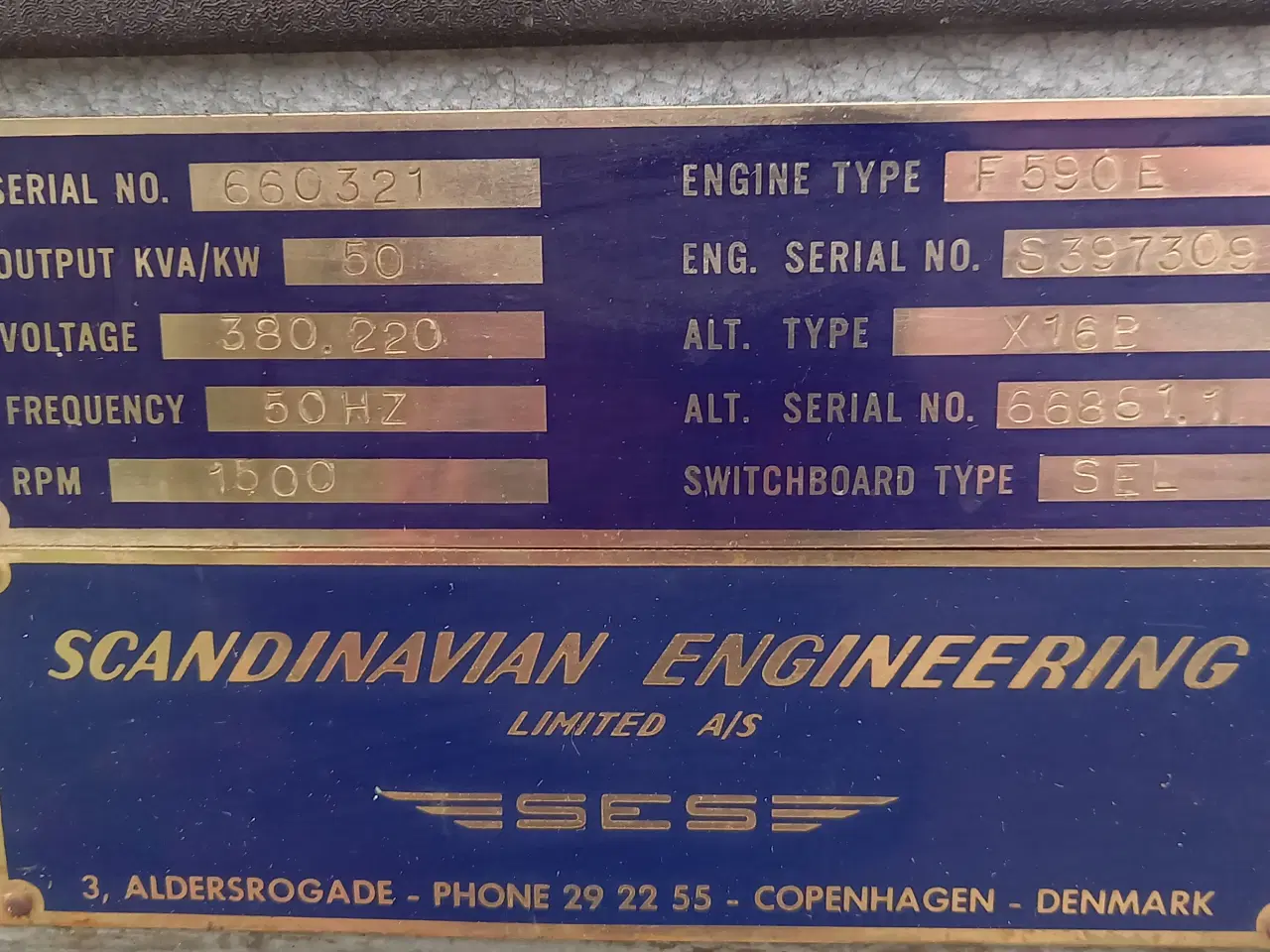 Billede 5 - 50 kW Nødstrømsgenerator kører som ny.