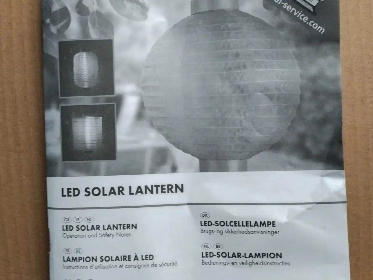 Billede 2 - LED SOLCELLAMPE / SOLAR LANTERN MELINERA