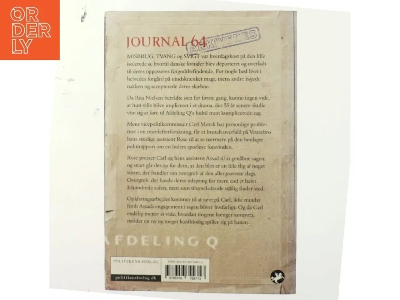 Billede 3 - Journal 64 af Jussi Adler-Olsen (Bog)