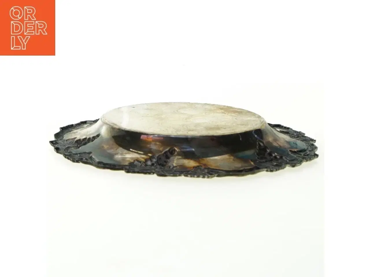 Billede 4 - Tallerken, sølvfarvet (str. 17 cm)