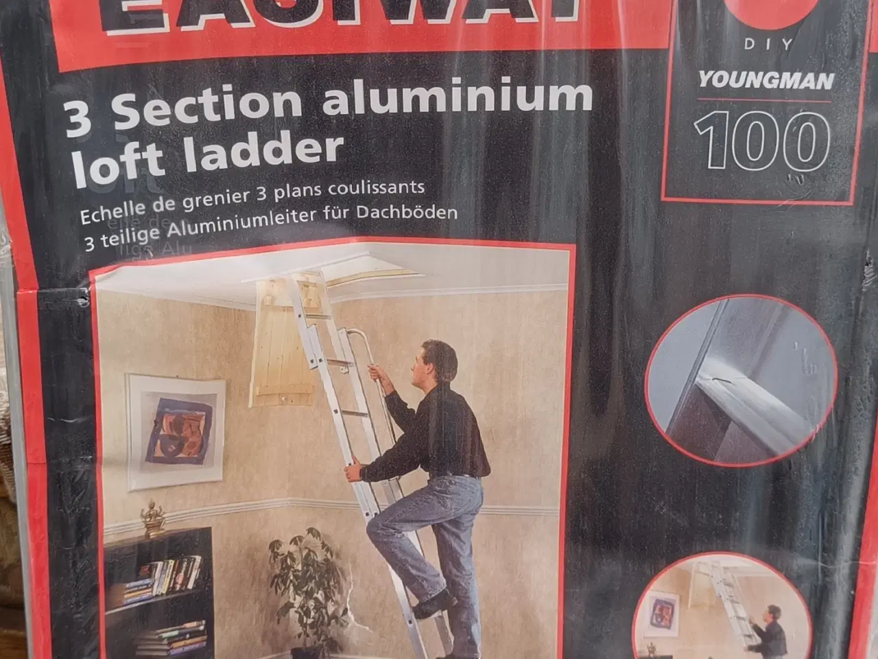 Billede 2 - 3 delt aluminium stige 