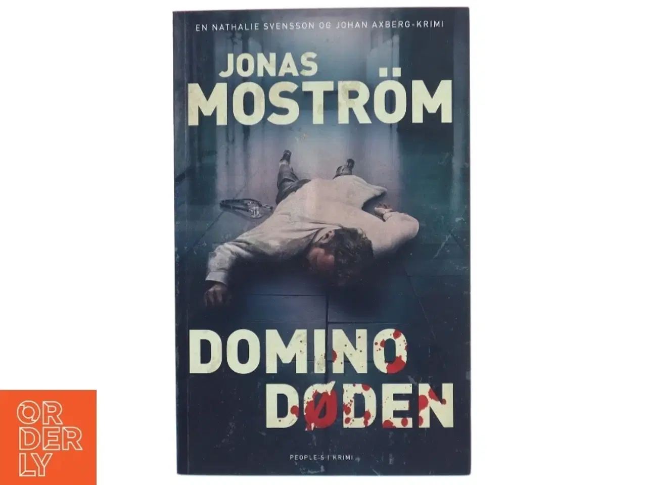 Billede 1 - Dominodøden : kriminalroman af Jonas Mostrm (Bog)