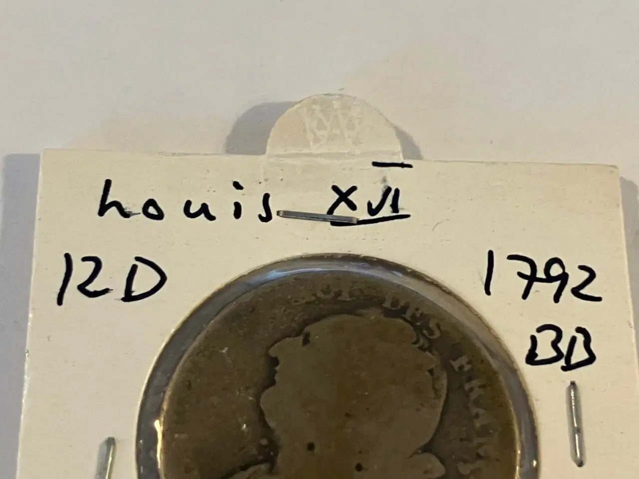 Billede 1 - 12 Deniers 1792 BB France