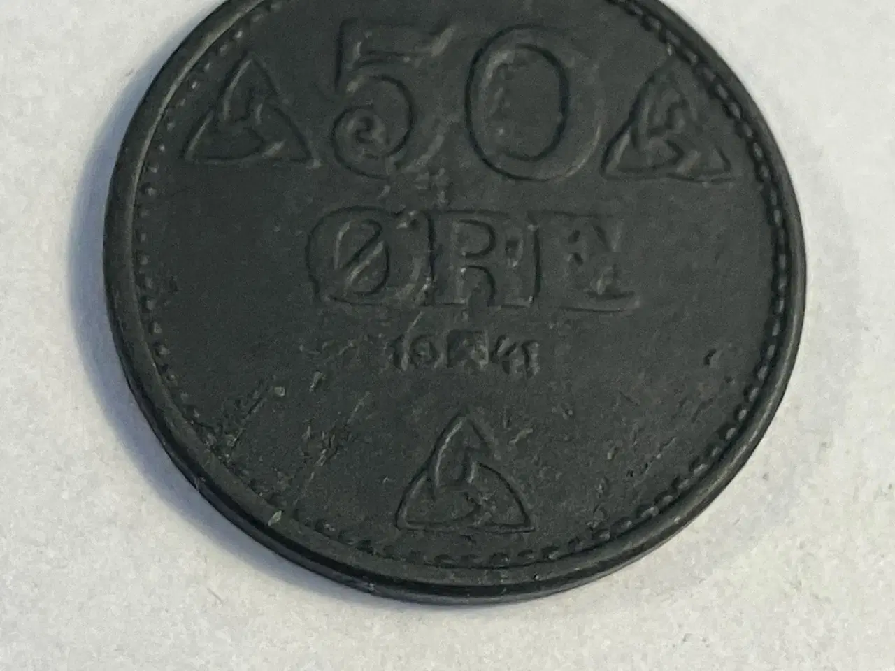 Billede 1 - 50 Øre 1941 Zink Norge