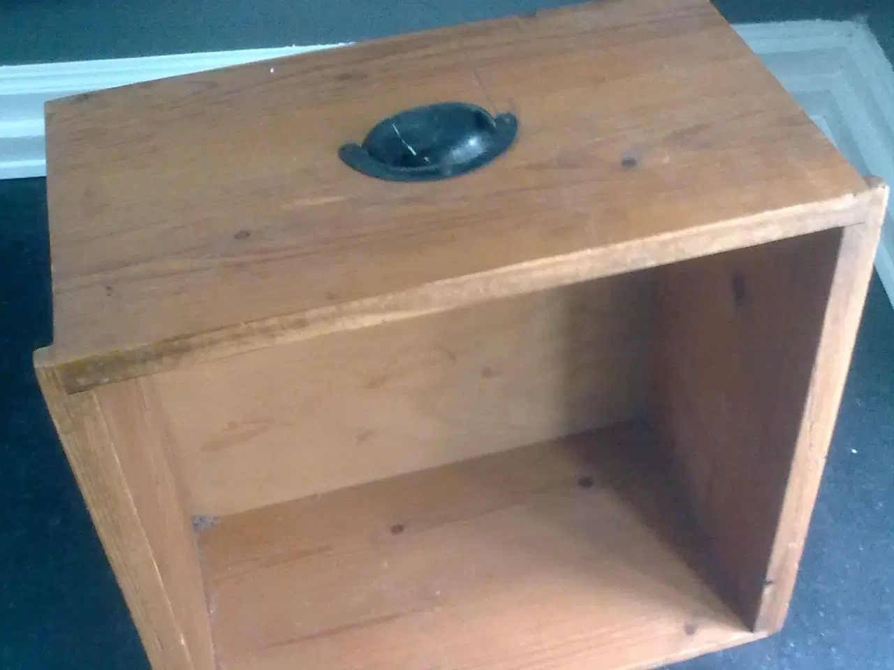 Billede 8 - Trækasse antik fyrretræ planke skuffe T Brænde