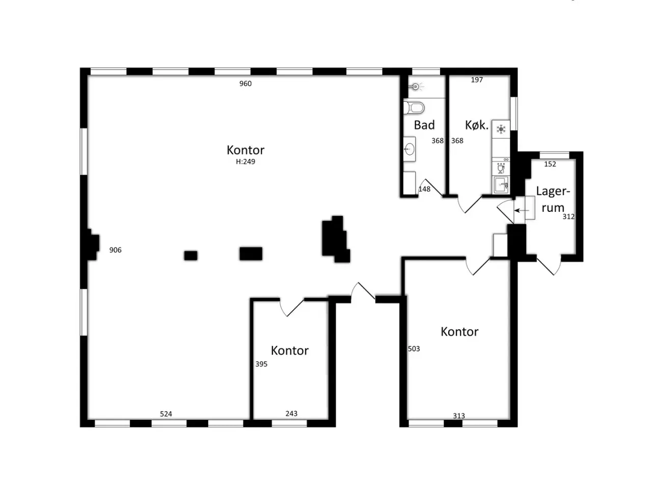 Billede 1 - New Yorker kontor midt i København K - kreativt miljø