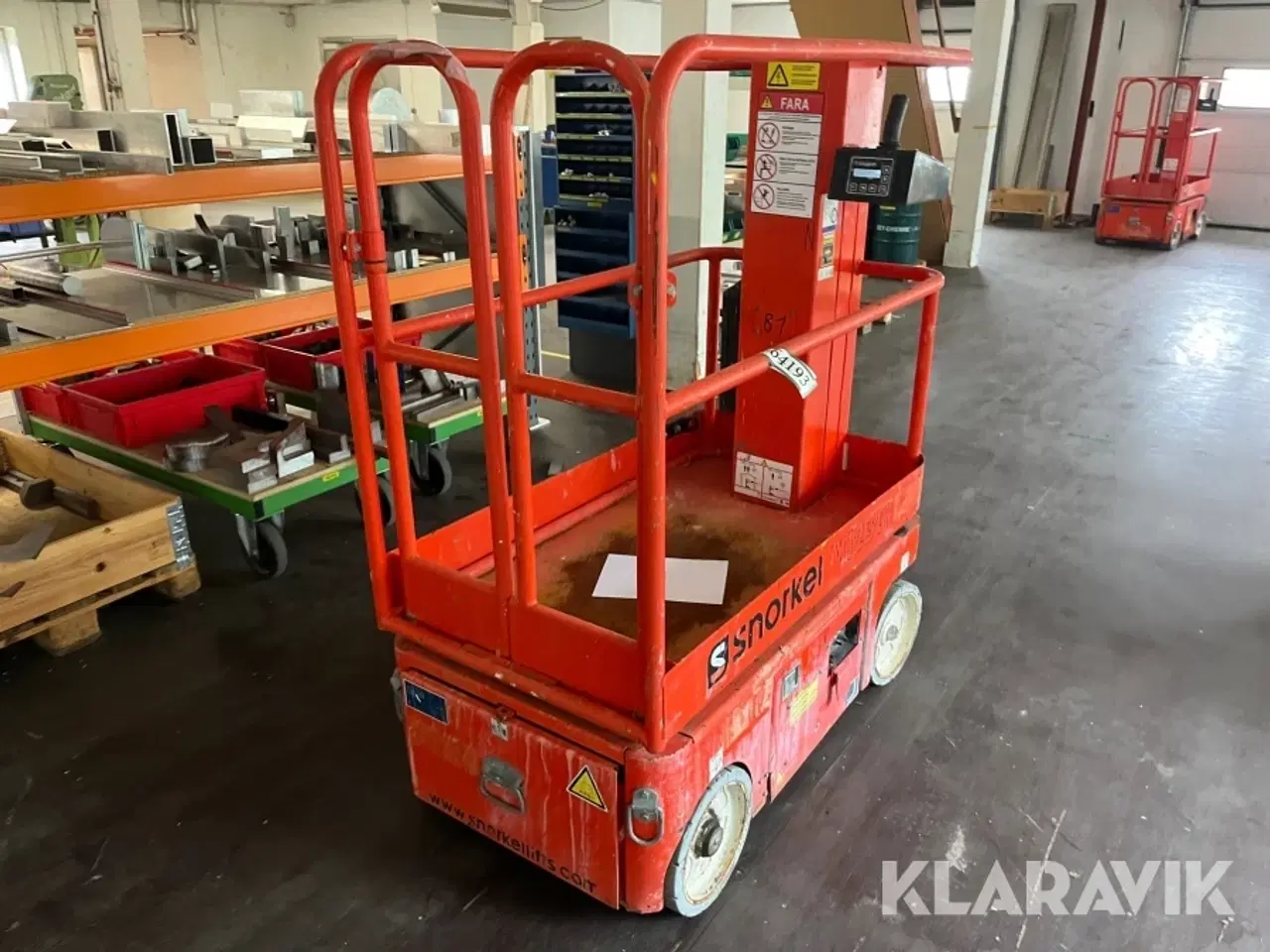 Billede 3 - Søjlelift Snorkel M1230E