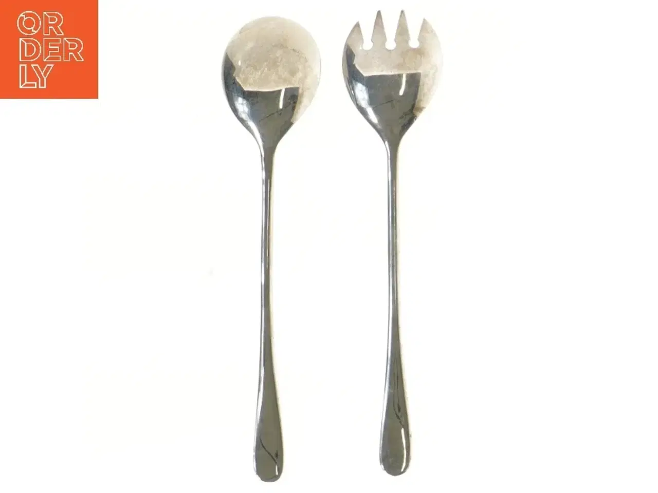 Billede 1 - Salatbestik sæt i rustfrit stål (str. 23 cm)