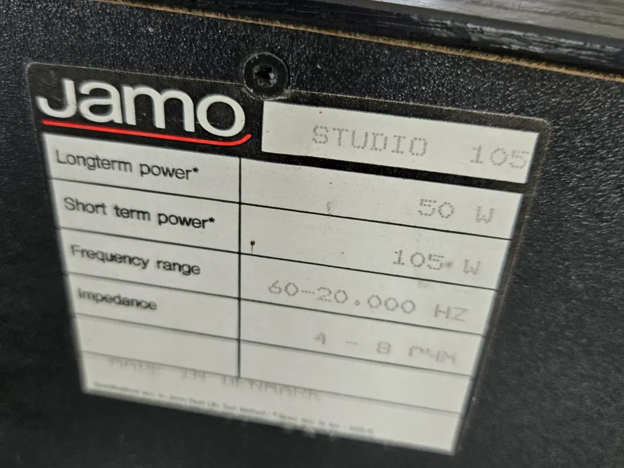 Billede 2 - JAMO Studio 105 50 watt højtalere 