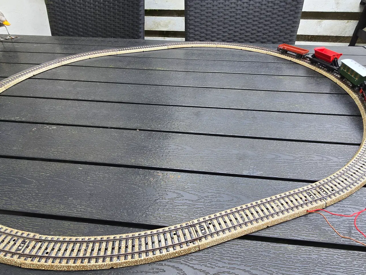 Billede 12 - Märklin tog, vogne, huse, mennesker, biler