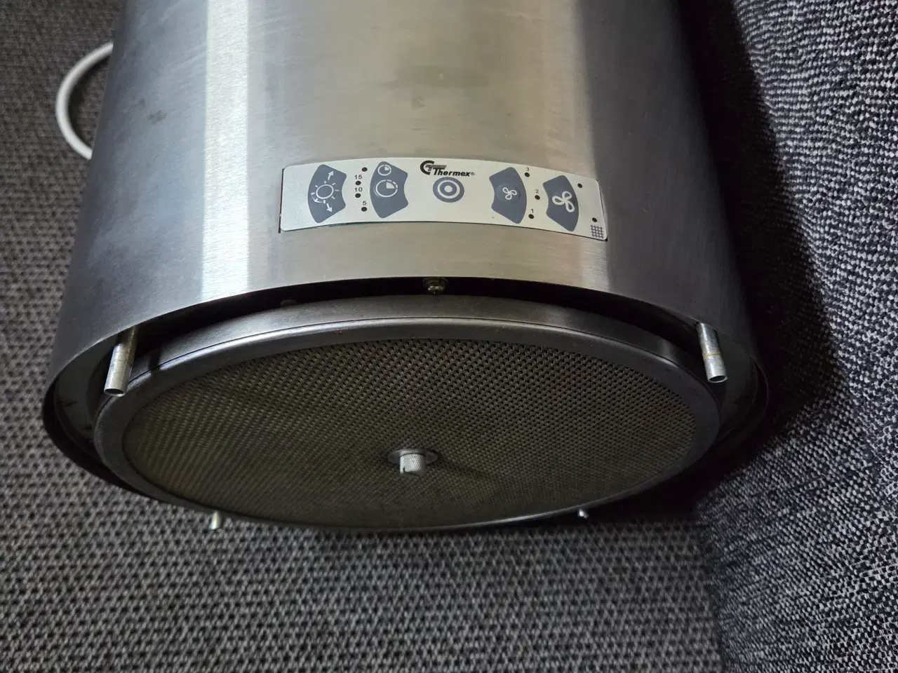 Billede 2 - Thermex Zirkon 90cm i rustfri incl loftmotor