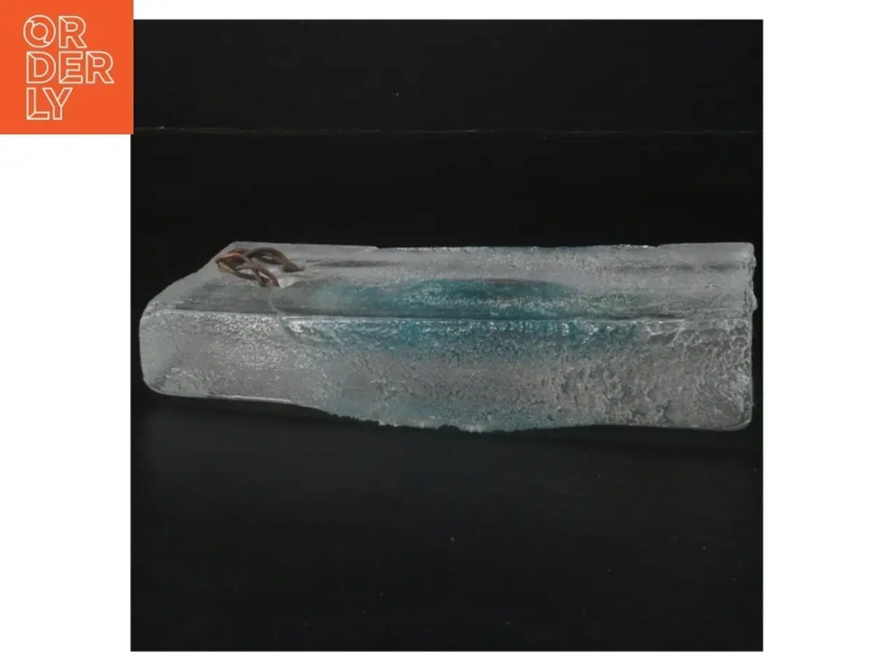 Billede 3 - Dekorativ glasblok (str. 20x10x3,5 cm)