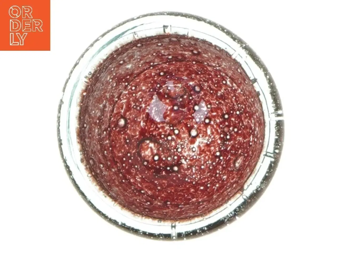 Billede 2 - Glas vase med boblende design (str. 7x6,5 cm)