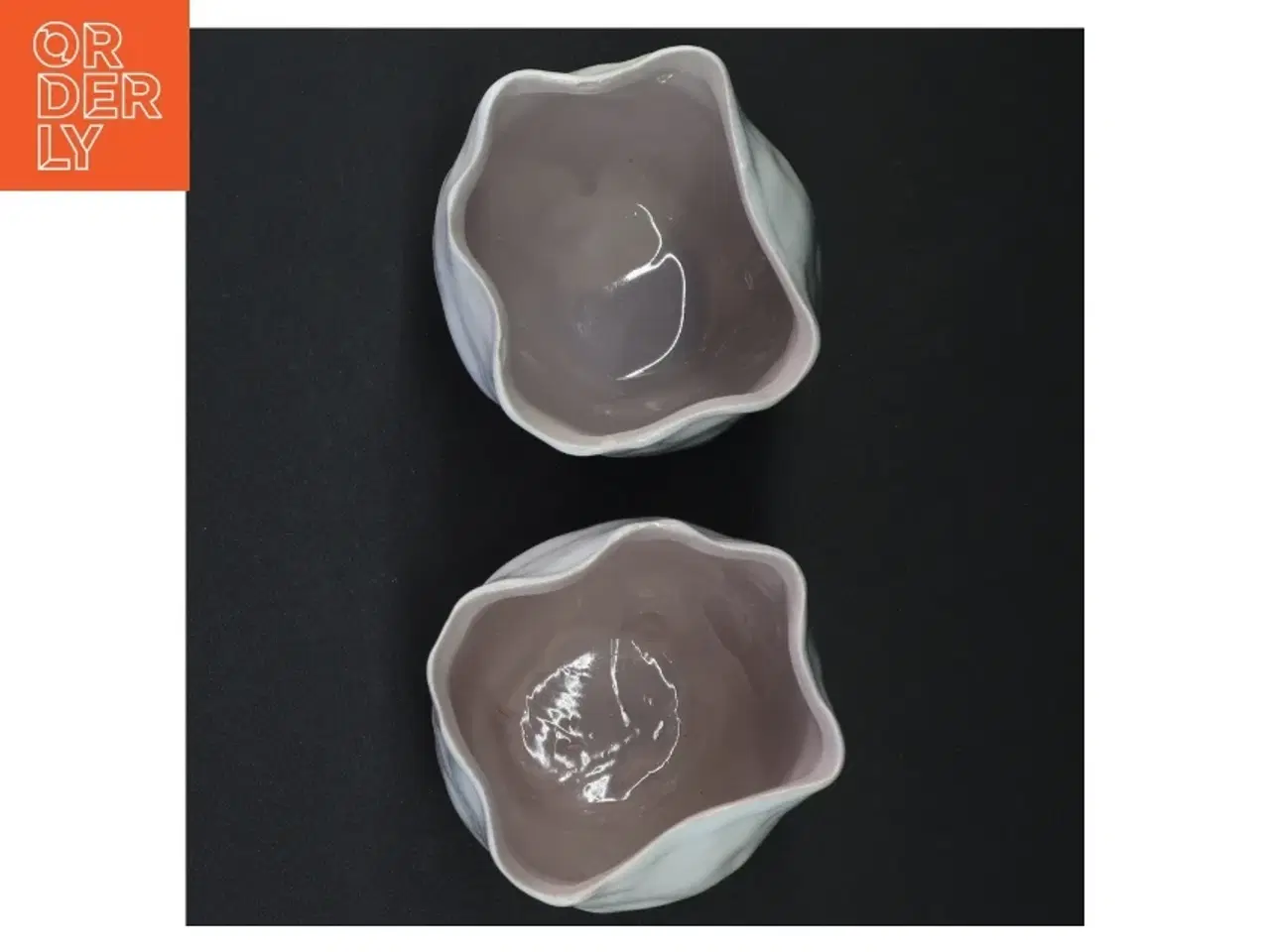 Billede 2 - Hvide keramikpotter (str. 10 x 10 cm)