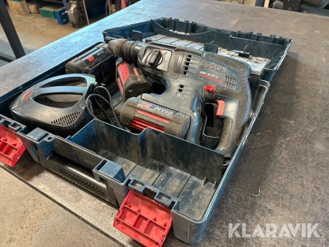 Billede 1 - Borehammer med batteri & lader Bosch