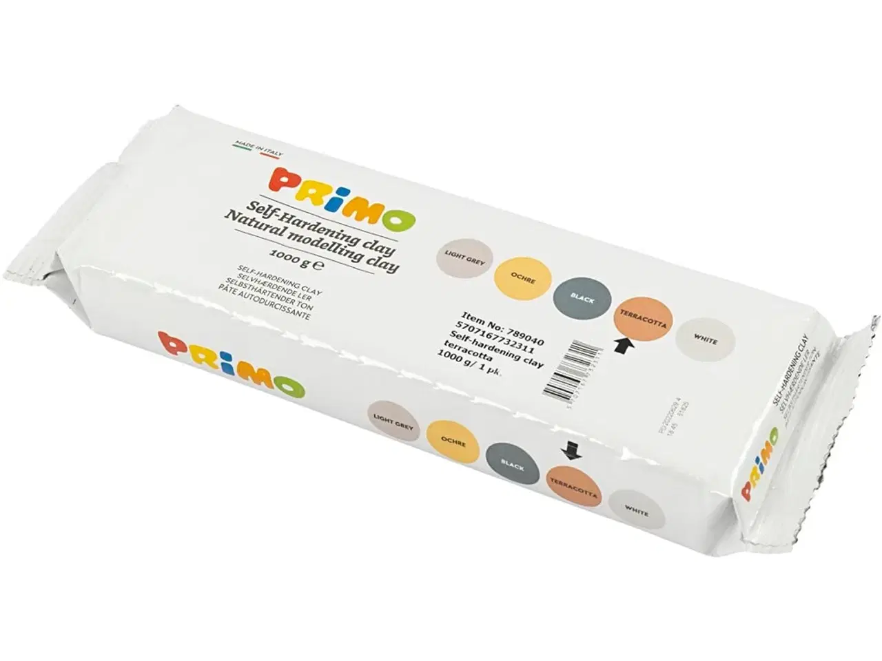 Billede 1 - Selvhærdende Ler, terrakotta, 1000g/ 1 pk.