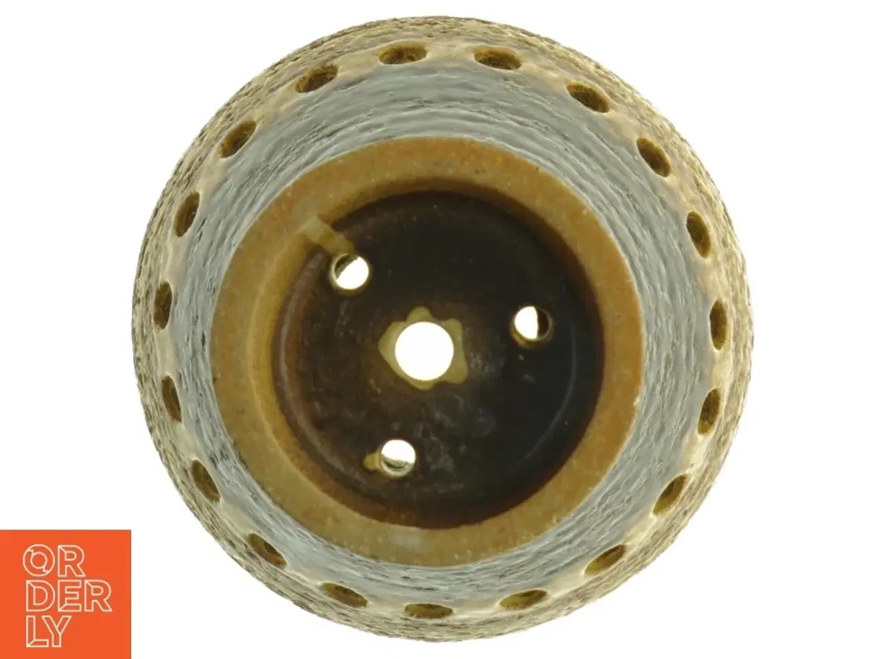 Billede 4 - Keramik Lampe skærm med lys huller (str. 15 x 19 cm)