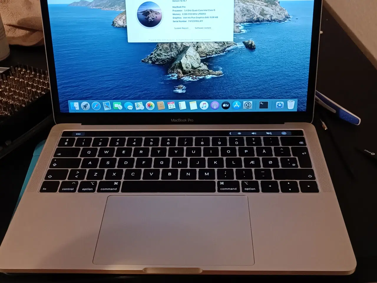 Billede 2 - MacBook Pro 2019 touch bar Intel model perfekt 