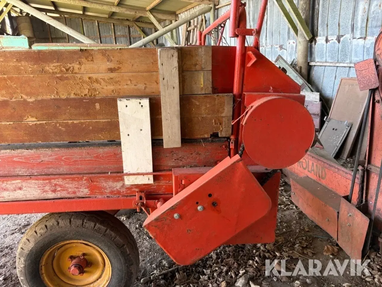 Billede 11 - Aflæsservogn Roland Med møgspreder, aflæsser og sideaflæsser