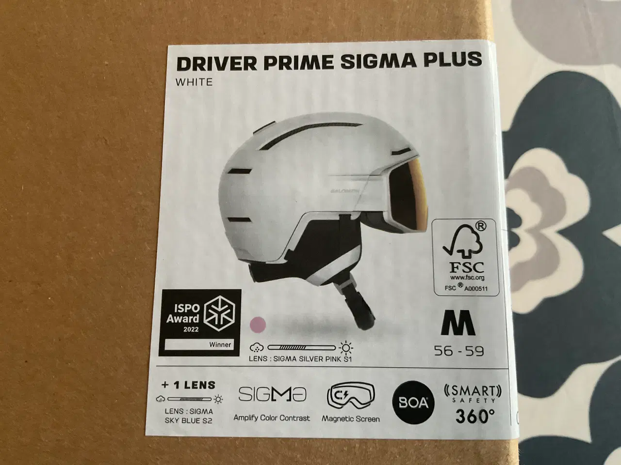 Billede 1 - Skihjelm Salomon Driver Prime Sigma Plus