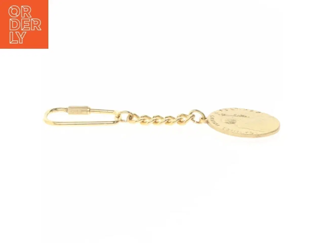 Billede 4 - Nøglering med Paven (str. 12 x 3,6 cm)