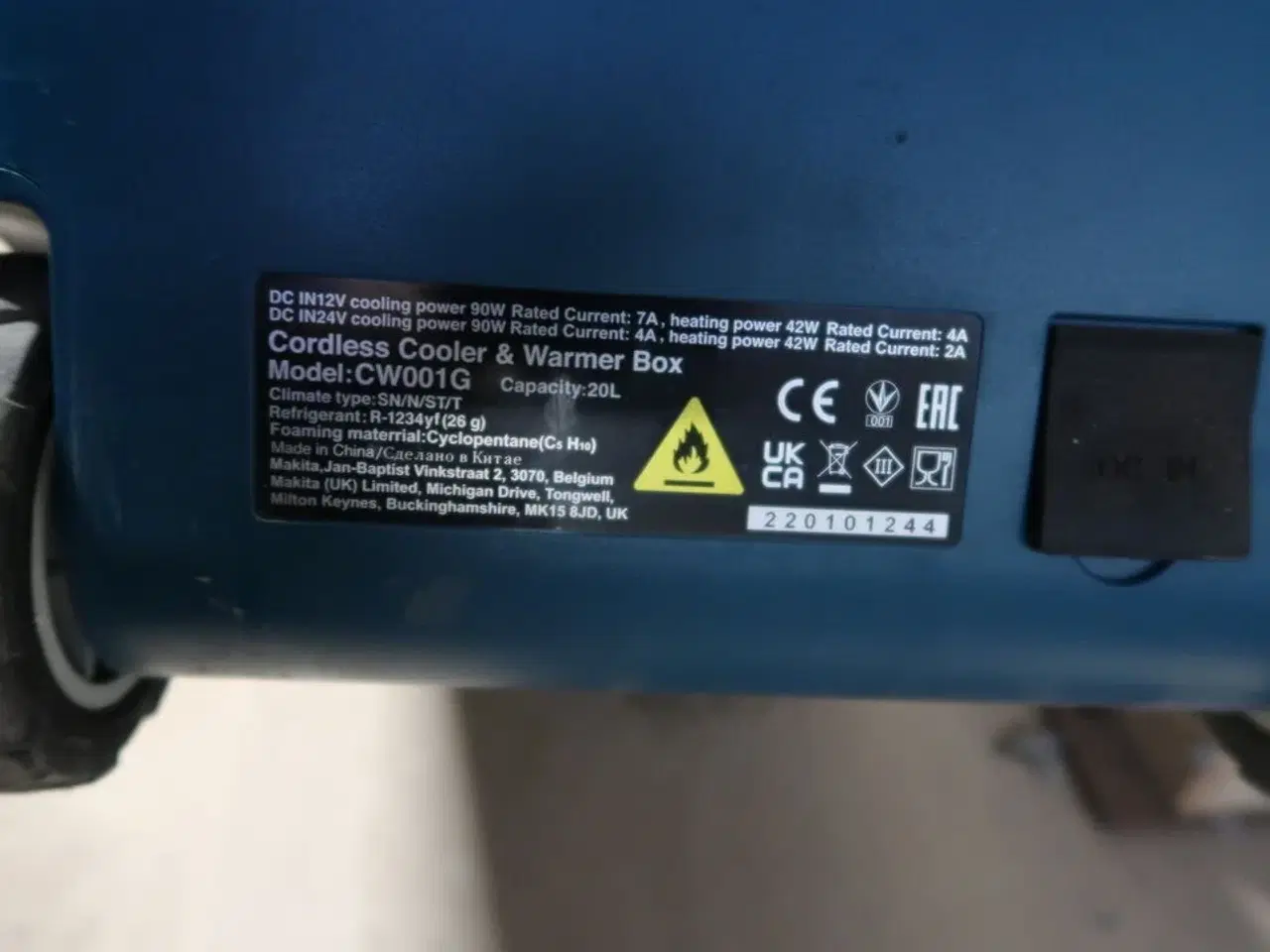 Billede 3 - Køle-/varmeboks MAKITA CW001G