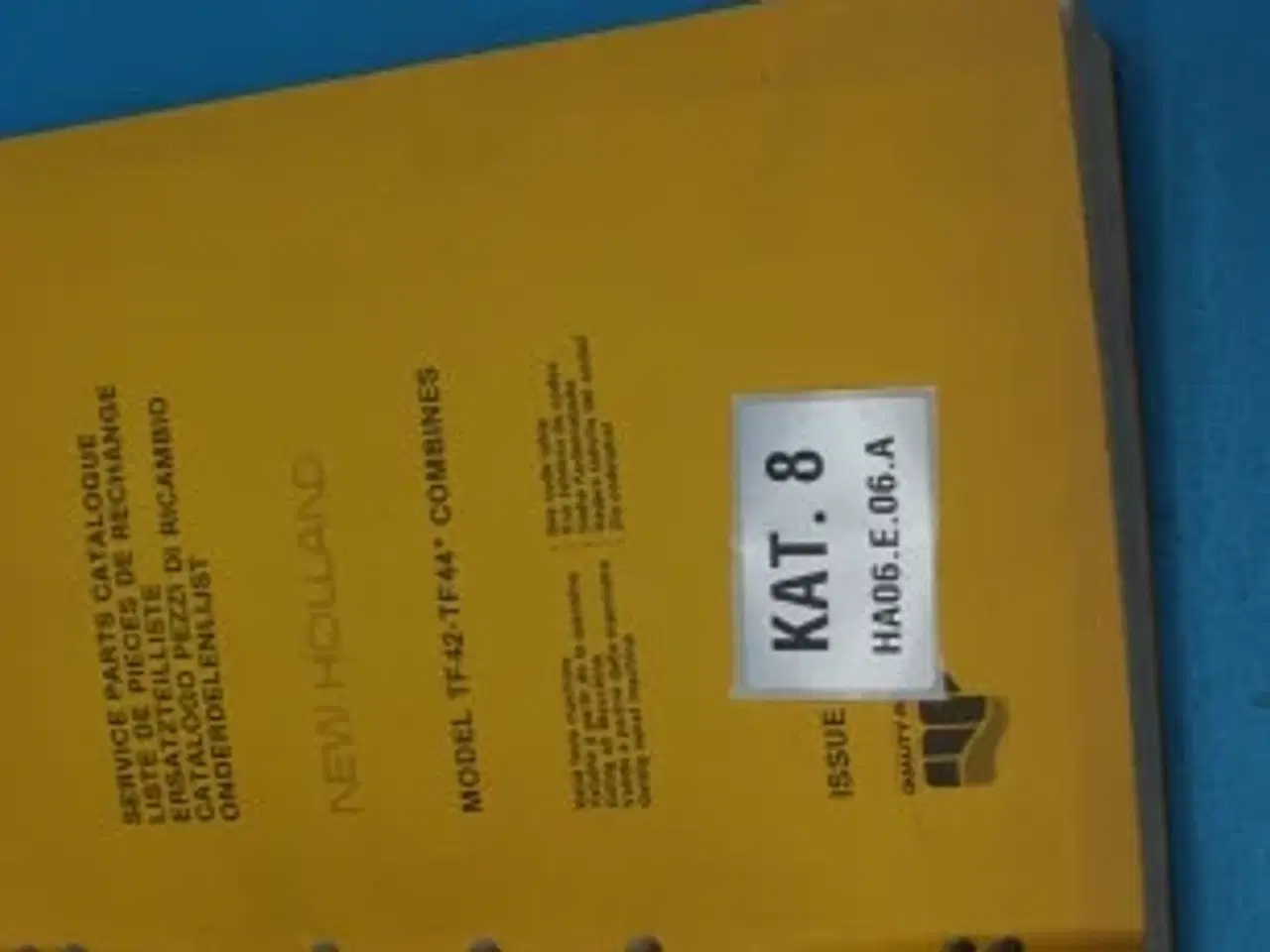 Billede 4 - New Holland TF44 - TF42 Reservedelskatalog