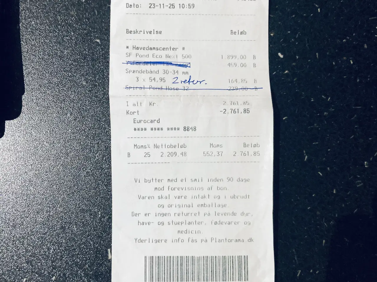 Billede 4 - Næsten ny Fiskedams pumpe med garanti