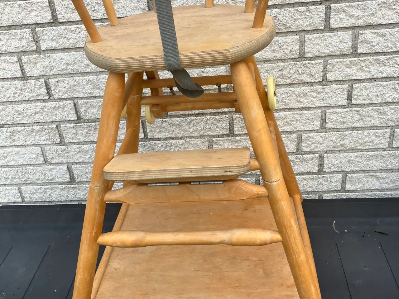 Billede 1 - Højstol træ retro