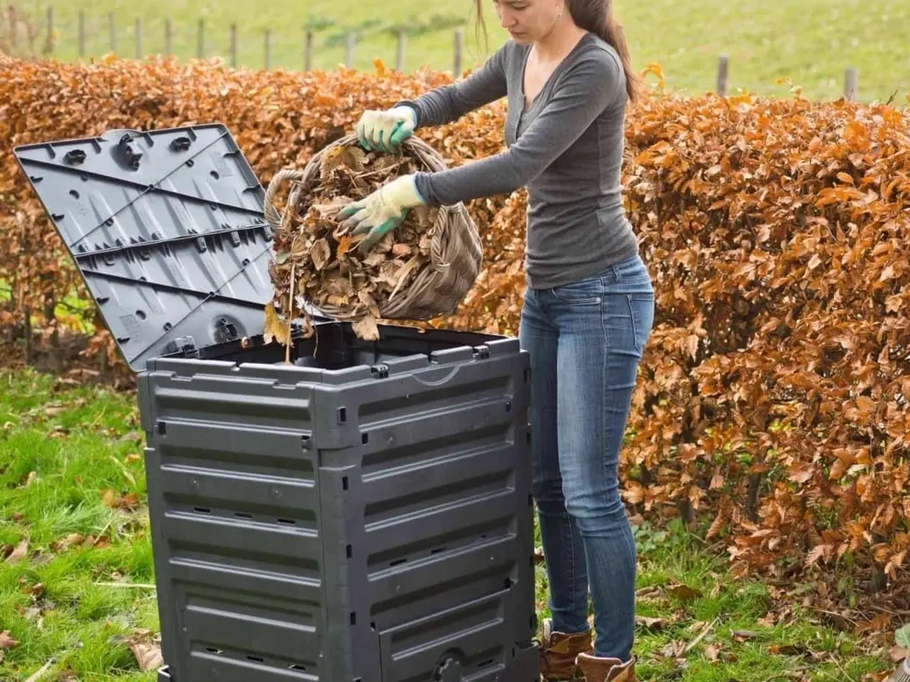 Billede 3 - kompostbeholder 300 l sort