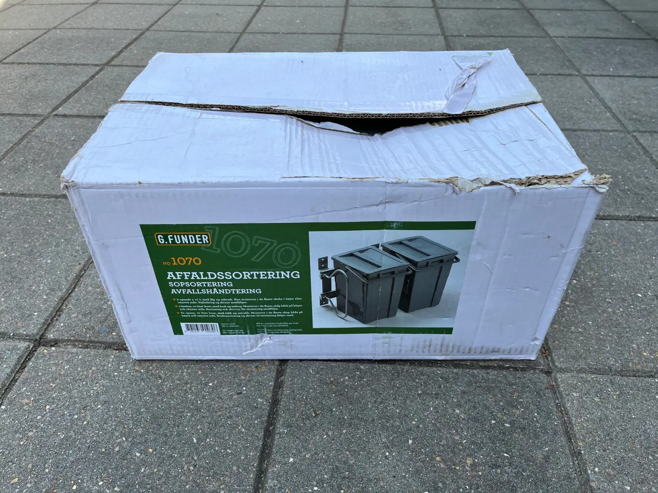 Billede 1 - Køkkenaffaldsbeholdere og gulvstativ