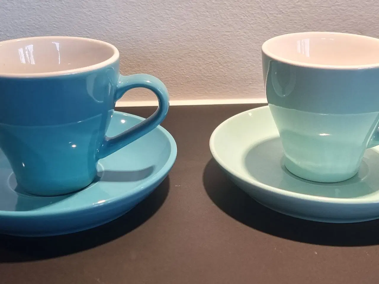 Billede 2 - 2 x 6 stk. espresso kopper - med underkopper.