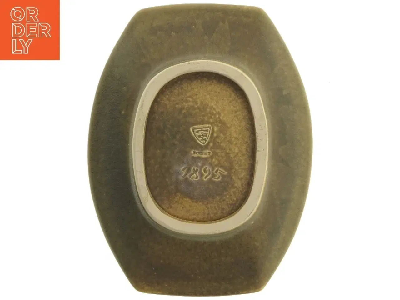 Billede 3 - Keramik tallerken med mønster (str. 26x20 cm) fra Michael Andersen Keramik