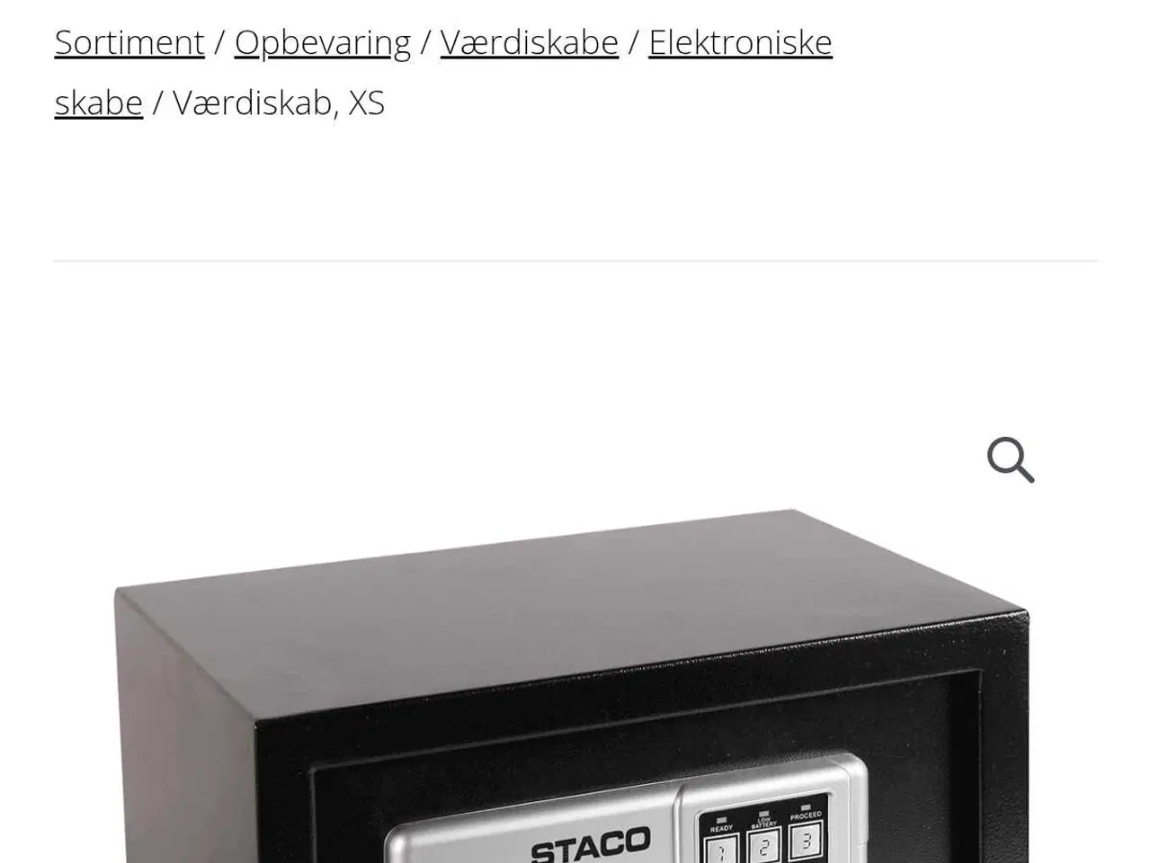 Billede 3 - Staco værdiskab XS