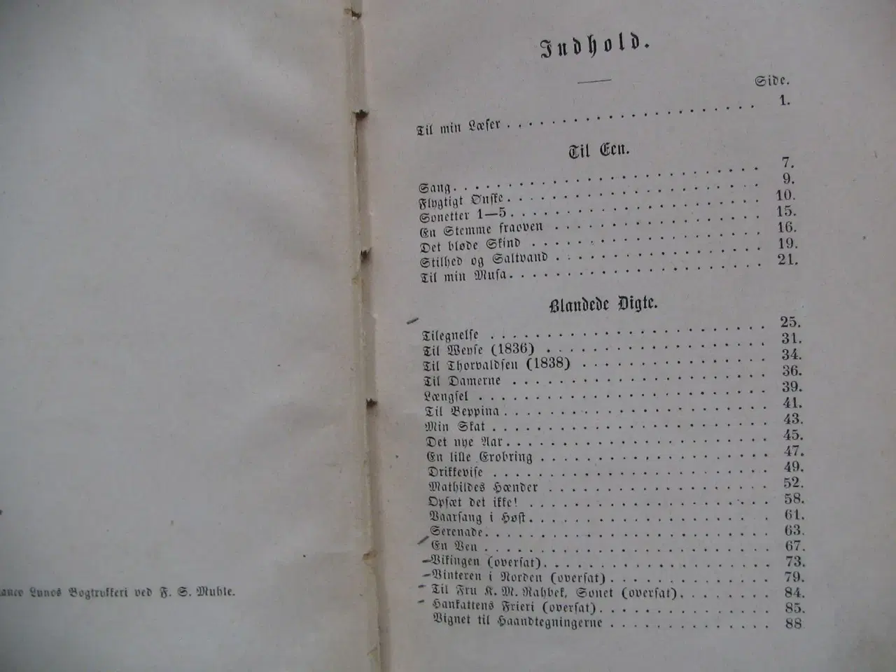 Billede 2 - Sang og Sagn og Haandtegninger, fra 1866