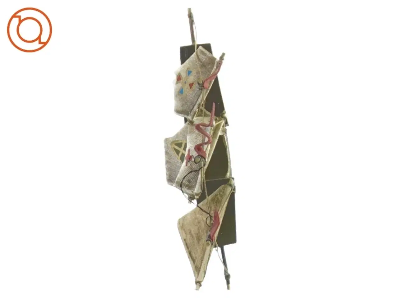 Billede 3 - Vintage Model Træ Skib  Nina - model af Christopher Columbus&#39; Skib 1492 (str. 13 cm)