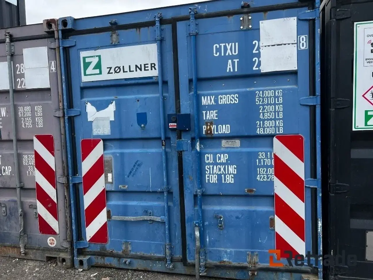 Billede 2 - - - - 20 fods container med indhold