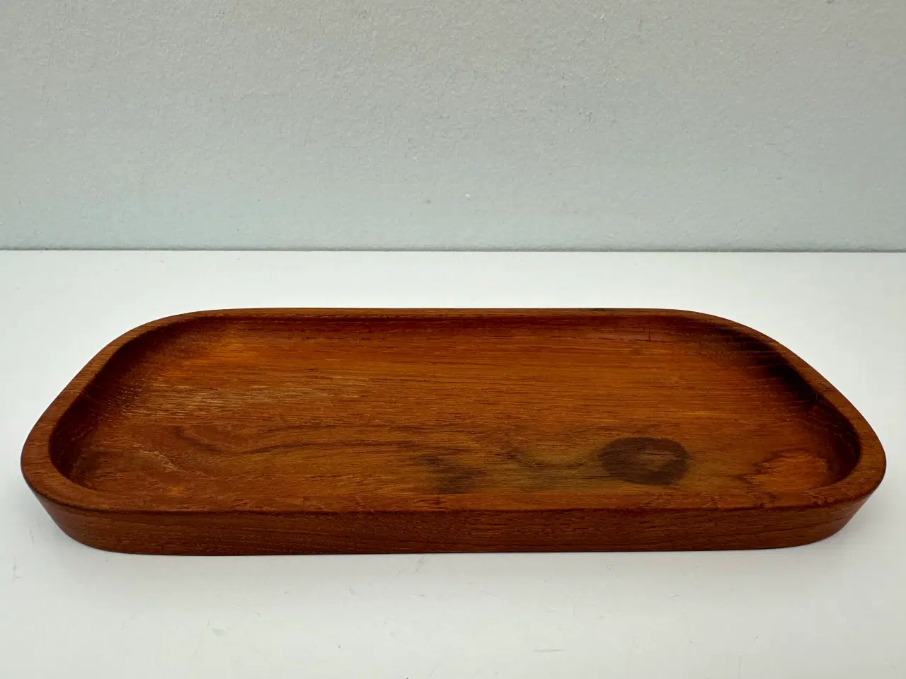 Billede 1 - Lille retro teak fad