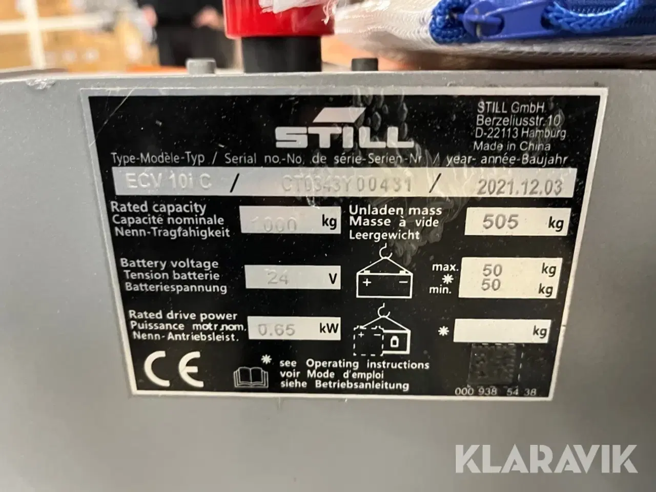 Billede 5 - El stabler Stihl ECV 10i C