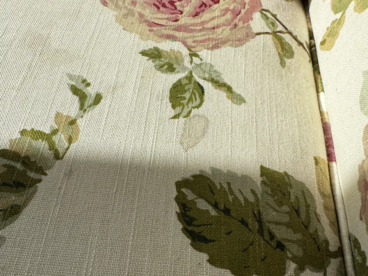 Billede 5 - Chaiselong med fint blomstermønster