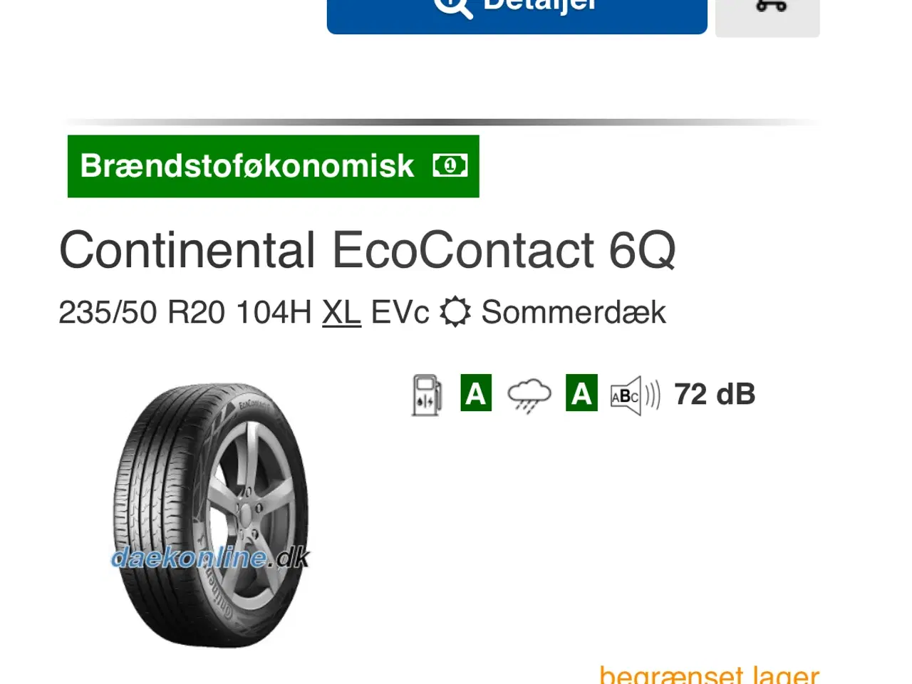 Billede 2 - 235/50-20” - 255/50-20” Continenl afmonteringsdæk 