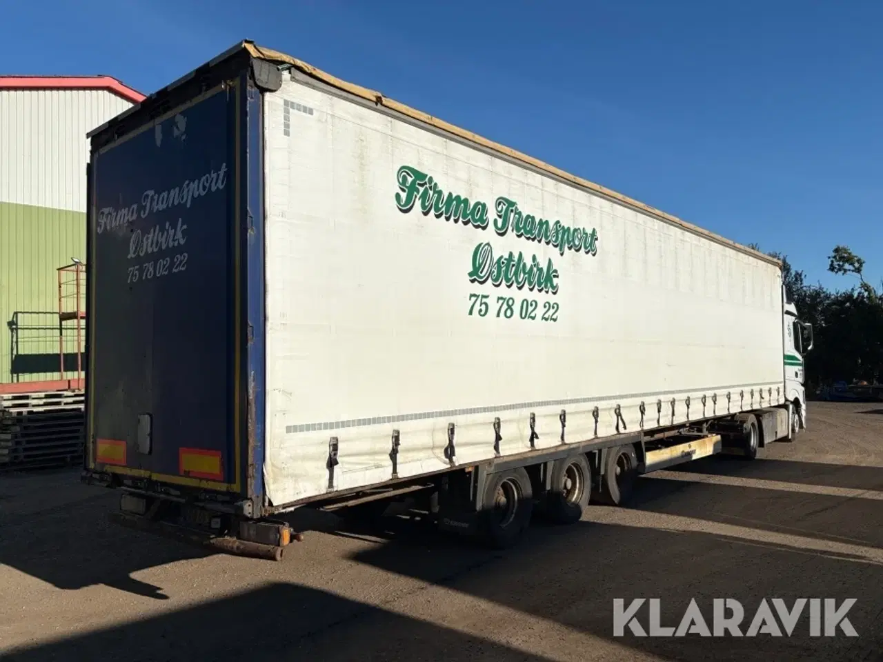 Billede 4 - Lastbil Mercedes-Benz Actros med gardintrailer