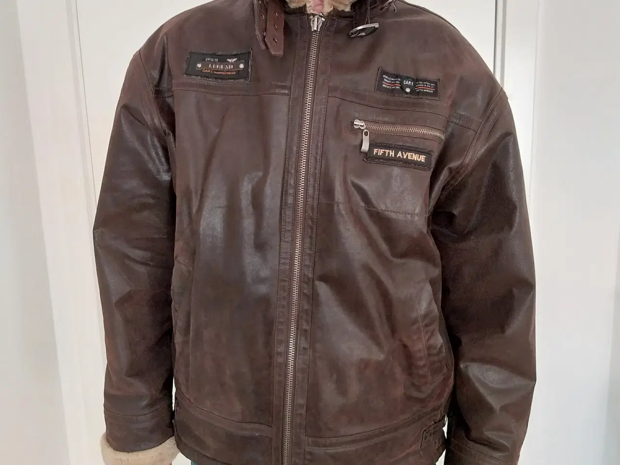 Billede 8 - Pilot jakke 54/XL Klassisk model veteran bil/mc