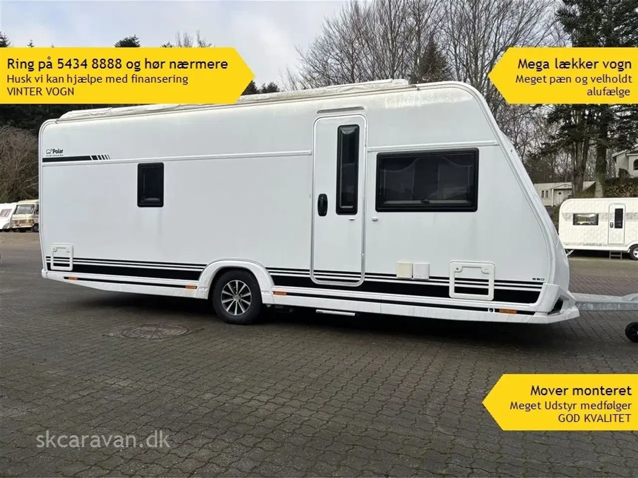 Billede 1 - 2022 - Polar Customized 590 BFW   Mega lækker campingvogn