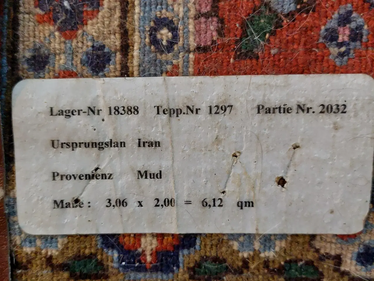 Billede 5 - Flot persisk Moud med silke