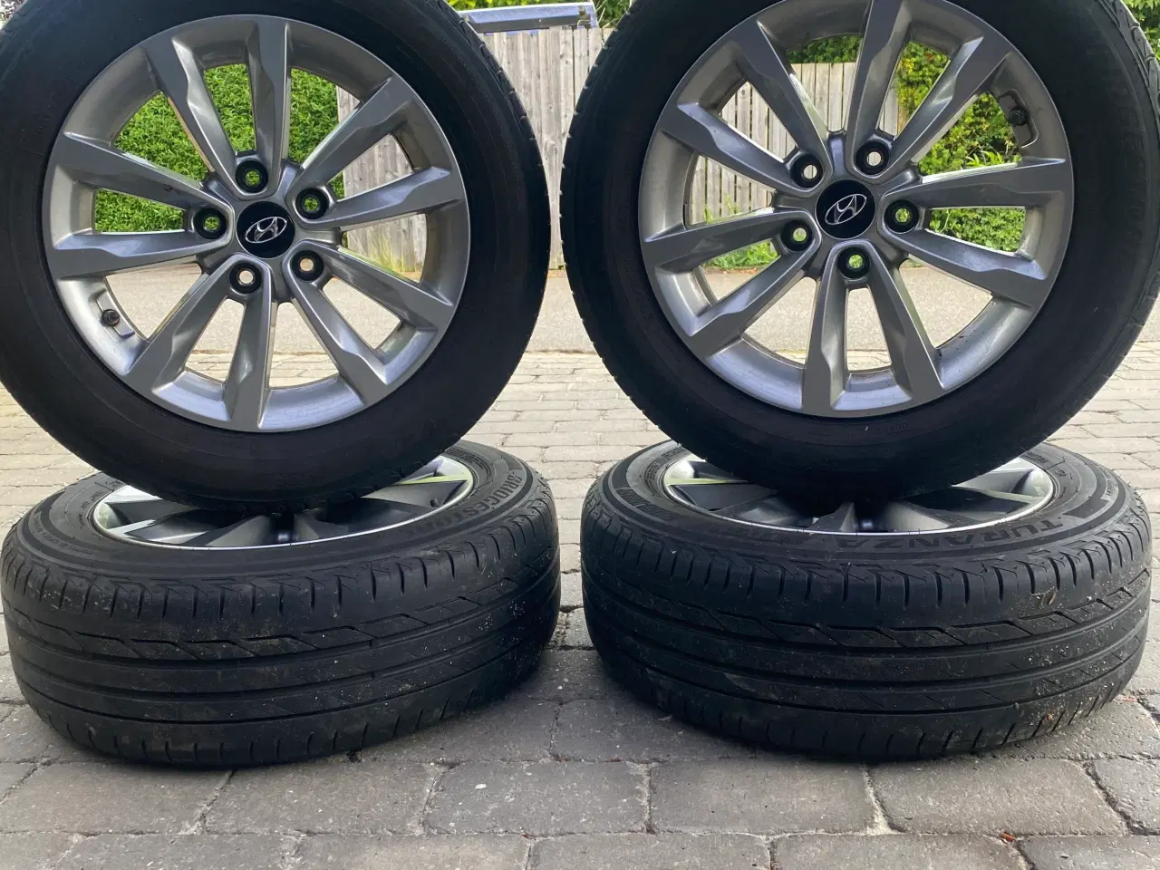 Billede 4 - Originale Hyundai hjul 16” med Tpms og sommerdæk 