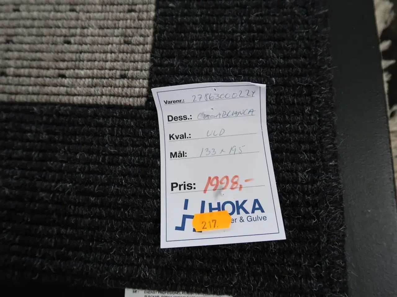 Billede 2 - Gulvtæppe CASABLANCA Uld