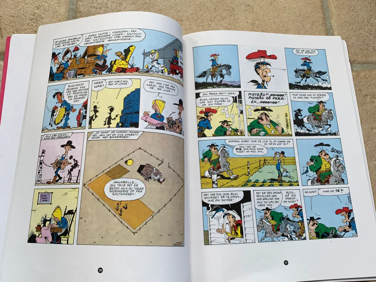 Billede 4 - Lucky Luke nr.35 Pigtråd over prærien 