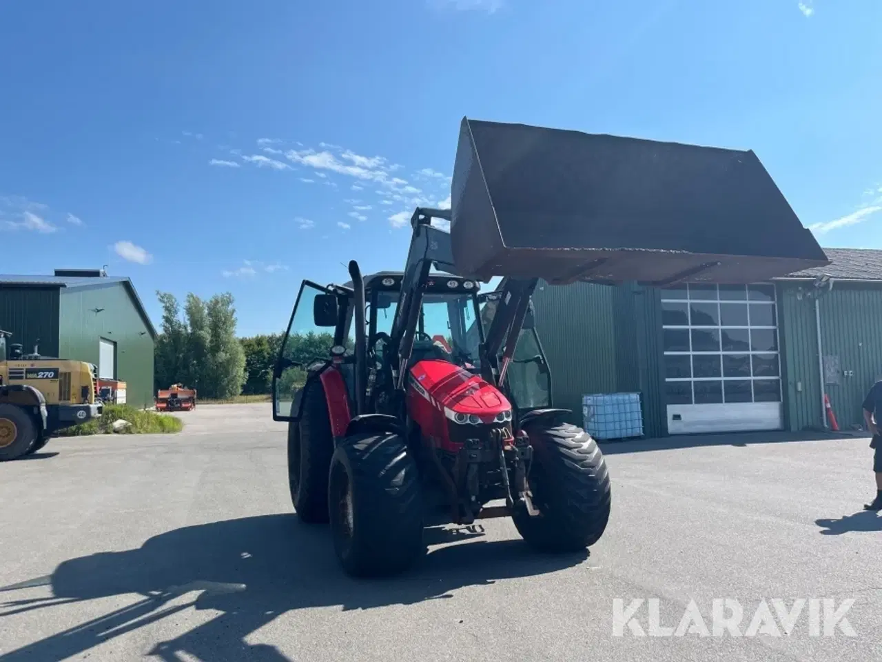 Billede 2 - Traktor Massey Ferguson 5430 Dyna-4 med frontlæsser og frontlift