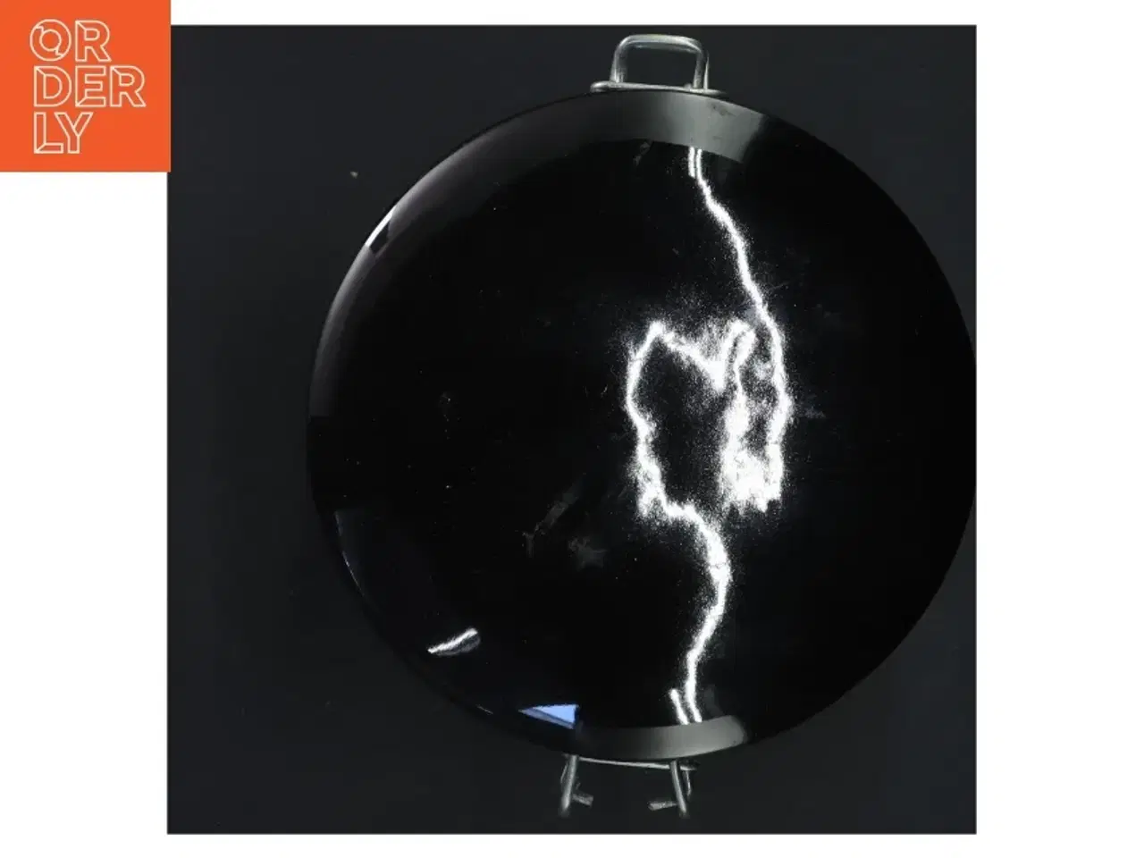 Billede 2 - Opbevaringsglas med sort låg (str. 18 cm)